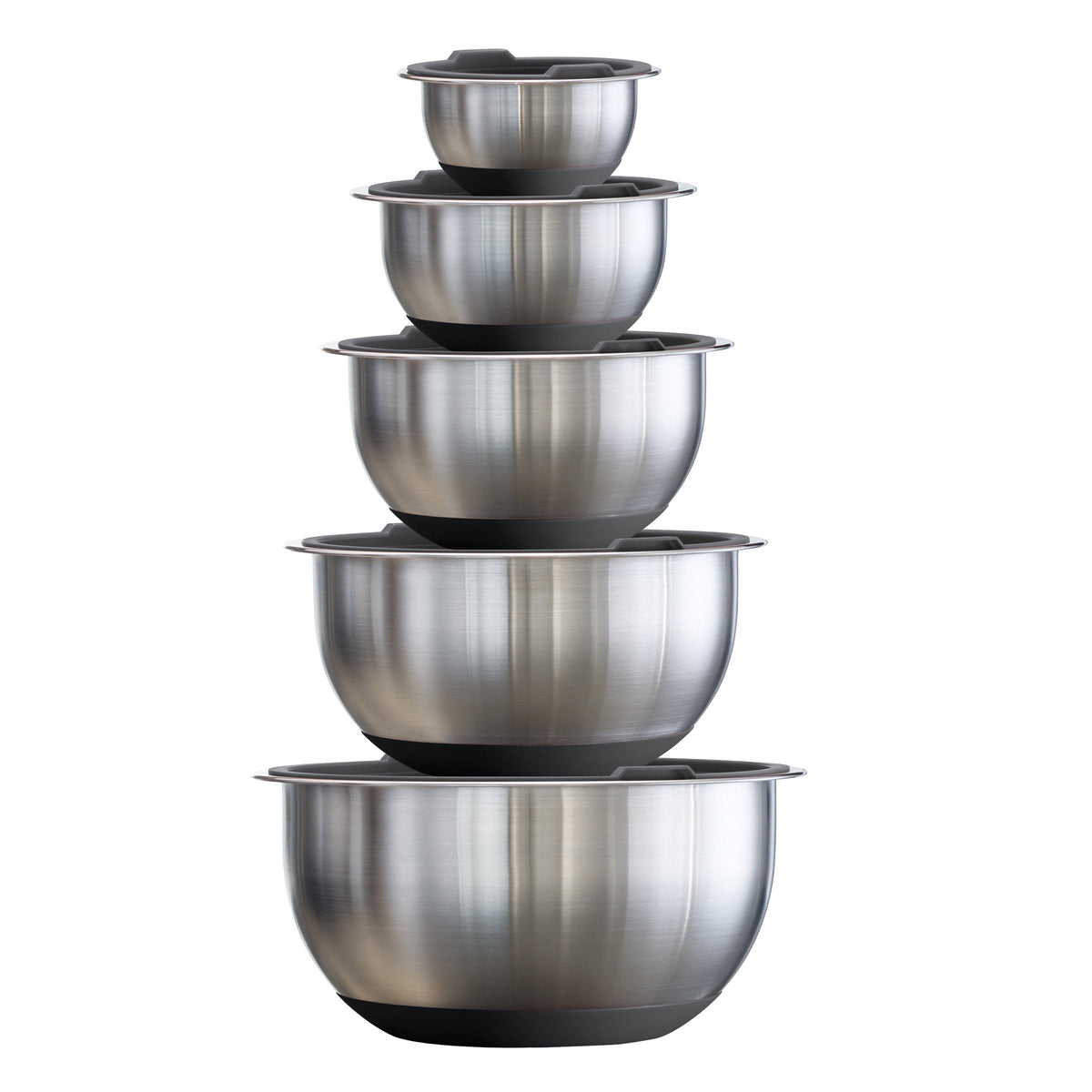 Tramontina 10-piece Stainless Steel Mixing Bowl Set