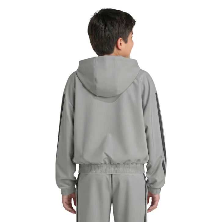 adidas Youth Tricot Hooded Full Zip - image 4