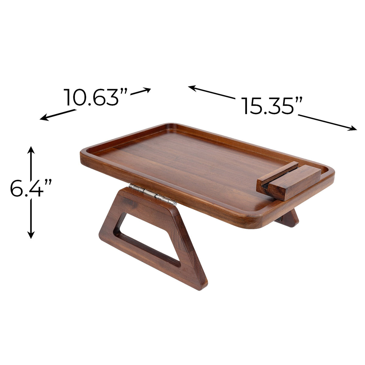 Smart Design Acacia Armrest Tray