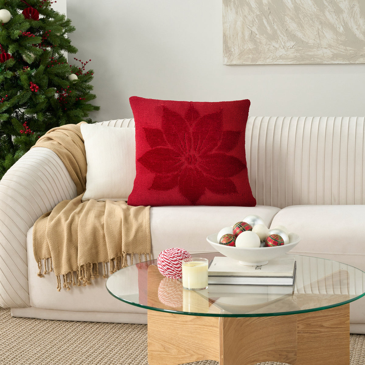 Mina Victory Holiday Pillow