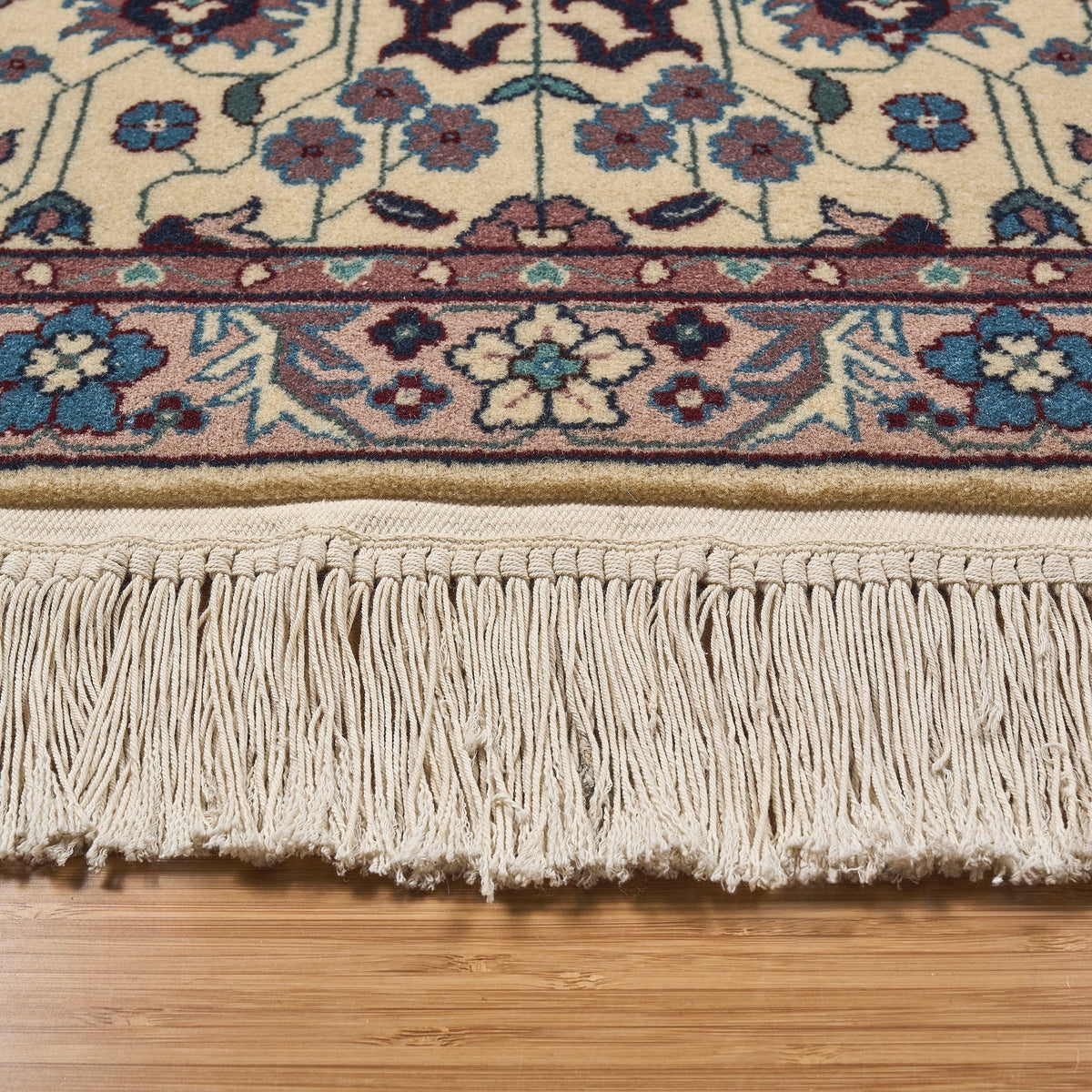 Montacute Hand Knotted Area Rug, Porto Ivory, 2' x 4'