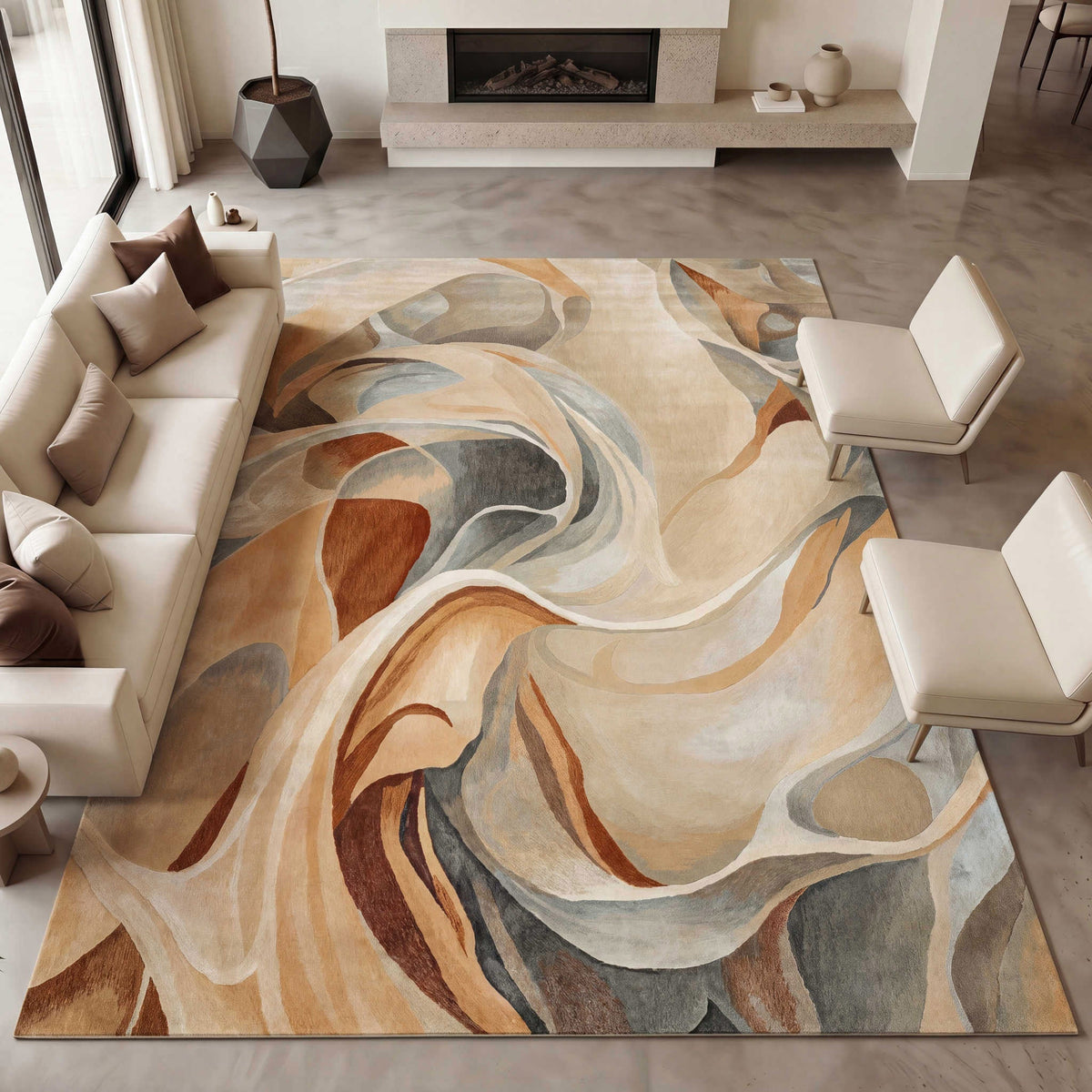 Nourison Kroma Area Rug, Hue, 8'6" x 11'6"