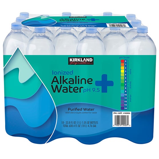 Kirkland Signature Ionized Alkaline Water, 33.8 fl oz, 18 ct