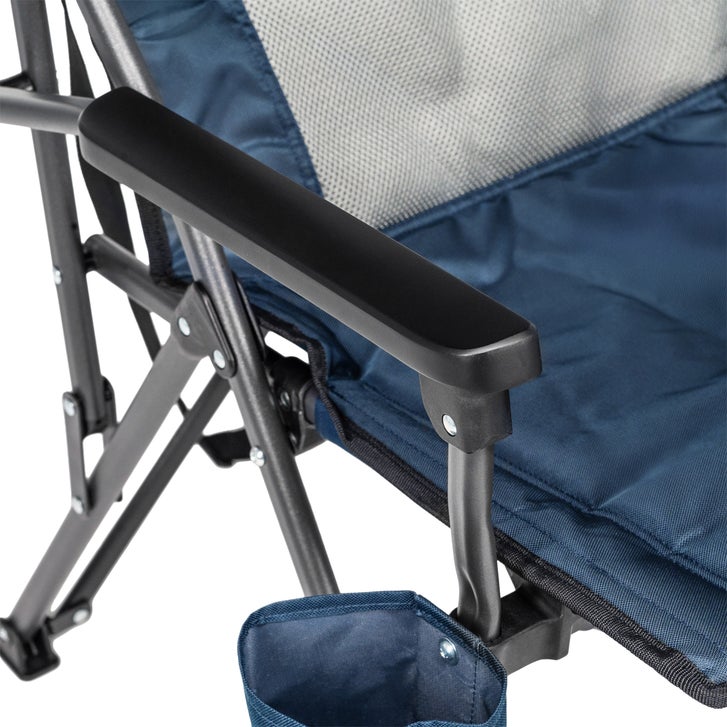 Timber Ridge Padded Folding Quad Chair with Side Organizer - image 2