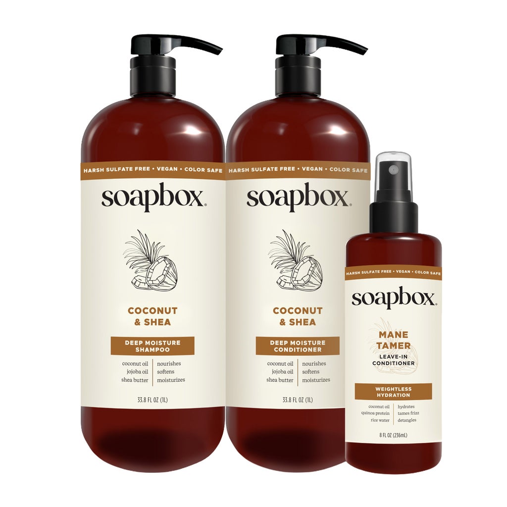 Soapbox Coconut & Shea Hair Care Bundle - product image