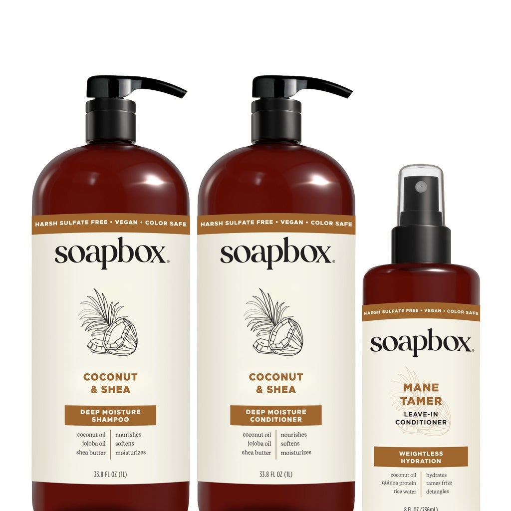 Soapbox Coconut & Shea Hair Care Bundle - product image