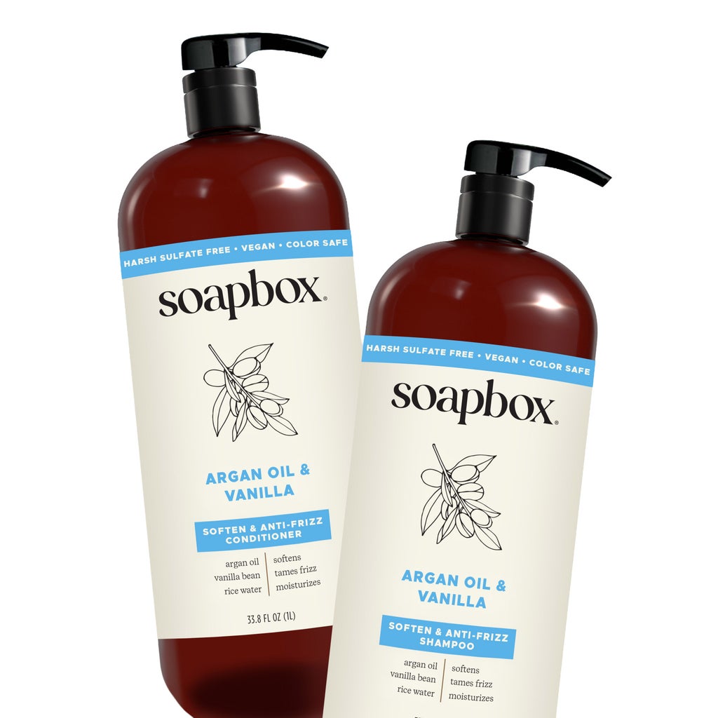 Soapbox Argan Oil & Vanilla Hair Care Bundle - product image