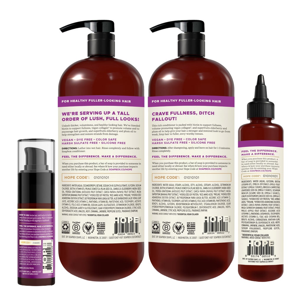 Soapbox Biotin & Superfruit Hair Care Bundle - product image