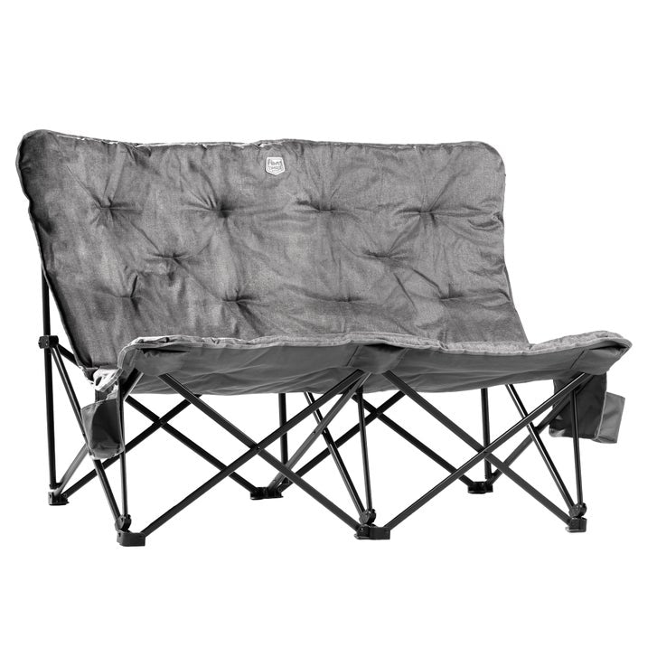 Timber Ridge Butterfly Padded Folding Loveseat – 600 lb. Total Capacity - image 1