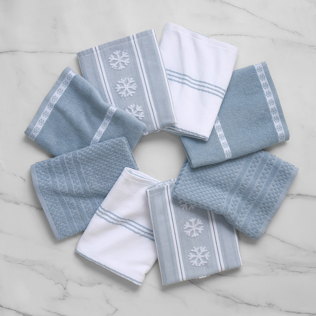 Holiday Kitchen Towels, 8-pack