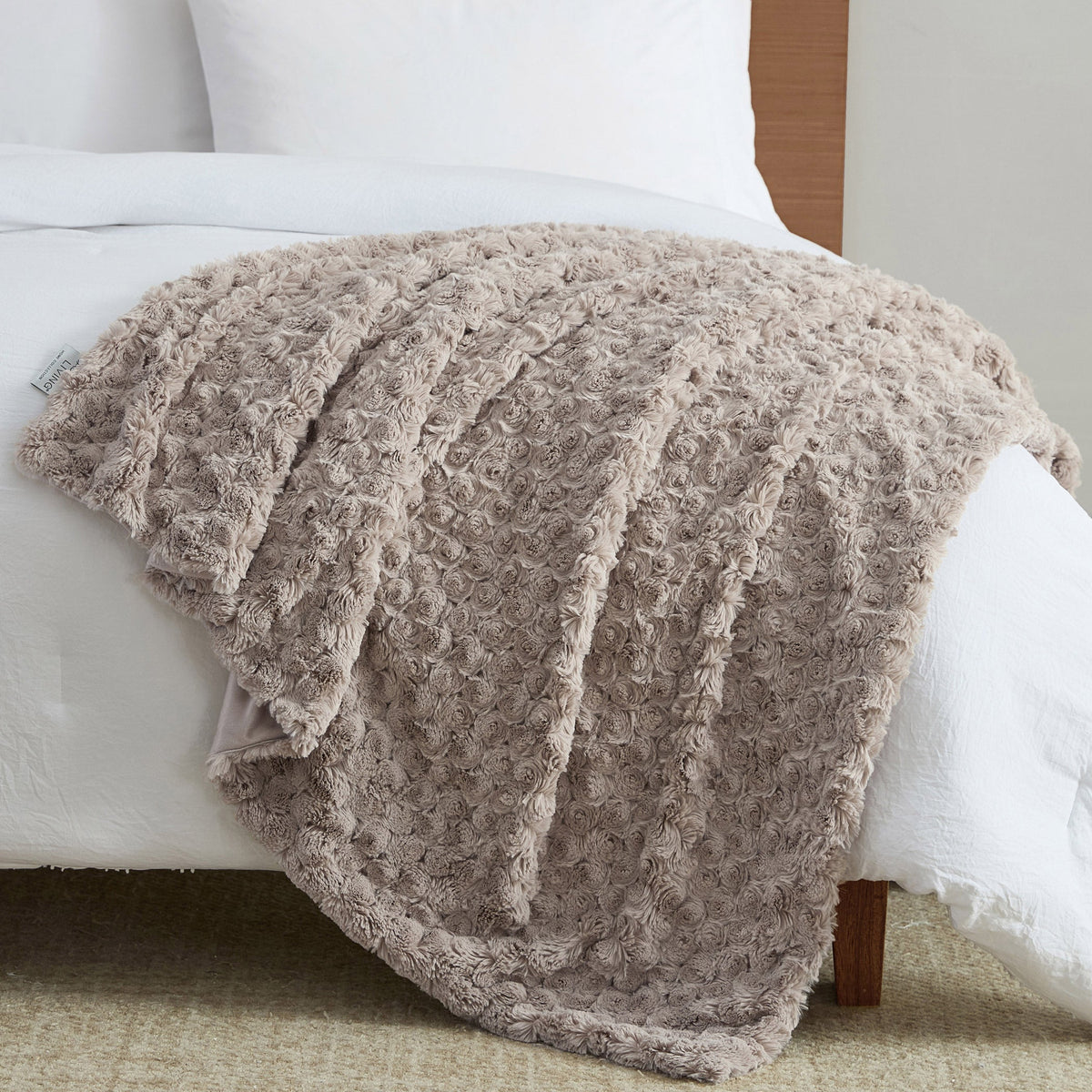 Casual Living Laine Faux Fur Throw