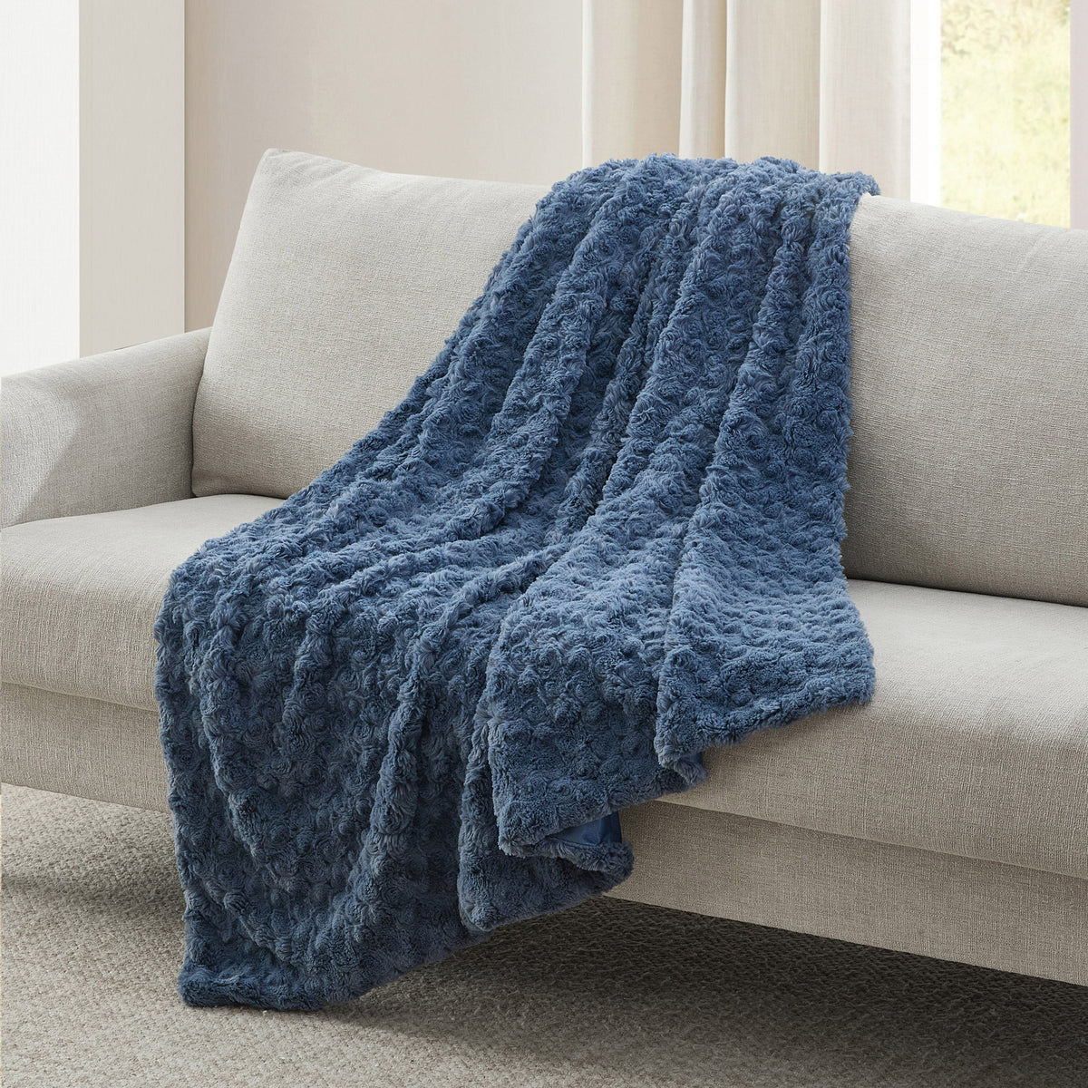 Casual Living Laine Faux Fur Throw