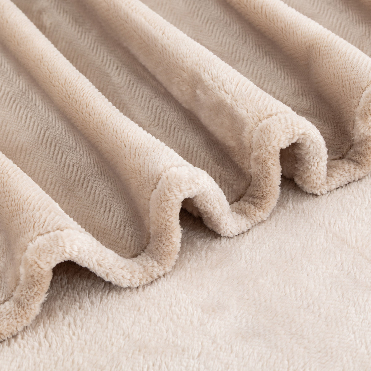 Berkshire Herringbone Plush Blanket