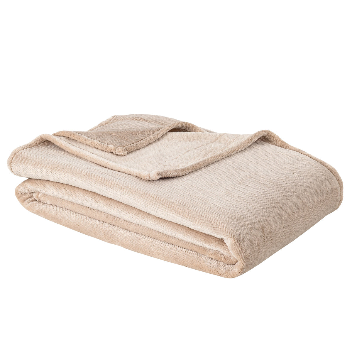 Berkshire Herringbone Plush Blanket