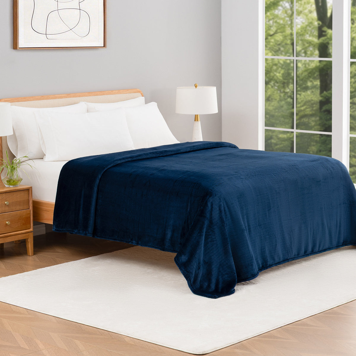 Berkshire Herringbone Plush Blanket