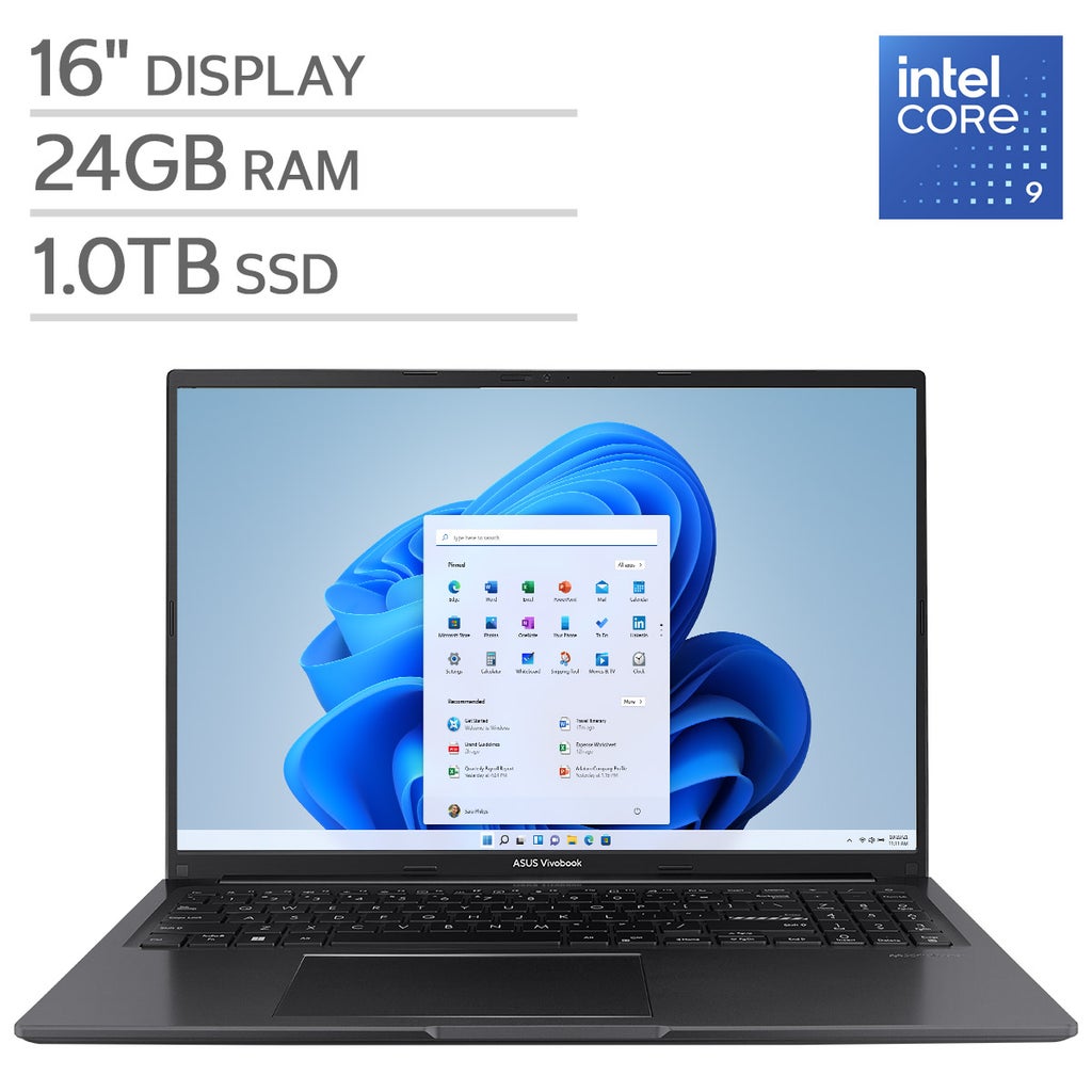 ASUS Vivobook 16" OLED Laptop - Intel Core 9 Series 2 Processor - FHD (1920 x 1200) - 1TB SSD - Windows 11 Home – image 1