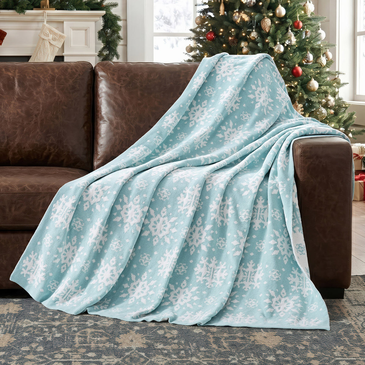 Holiday Knit Throw