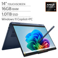 Lenovo IdeaPad 5 2-in-1 14" Touchscreen Laptop - Ryzen AI 7 445 Processor - WUXGA (1920 x 1200) - 16GB RAM - 1TB SSD - Windows 11 Home - Digital Pen Included – image 1