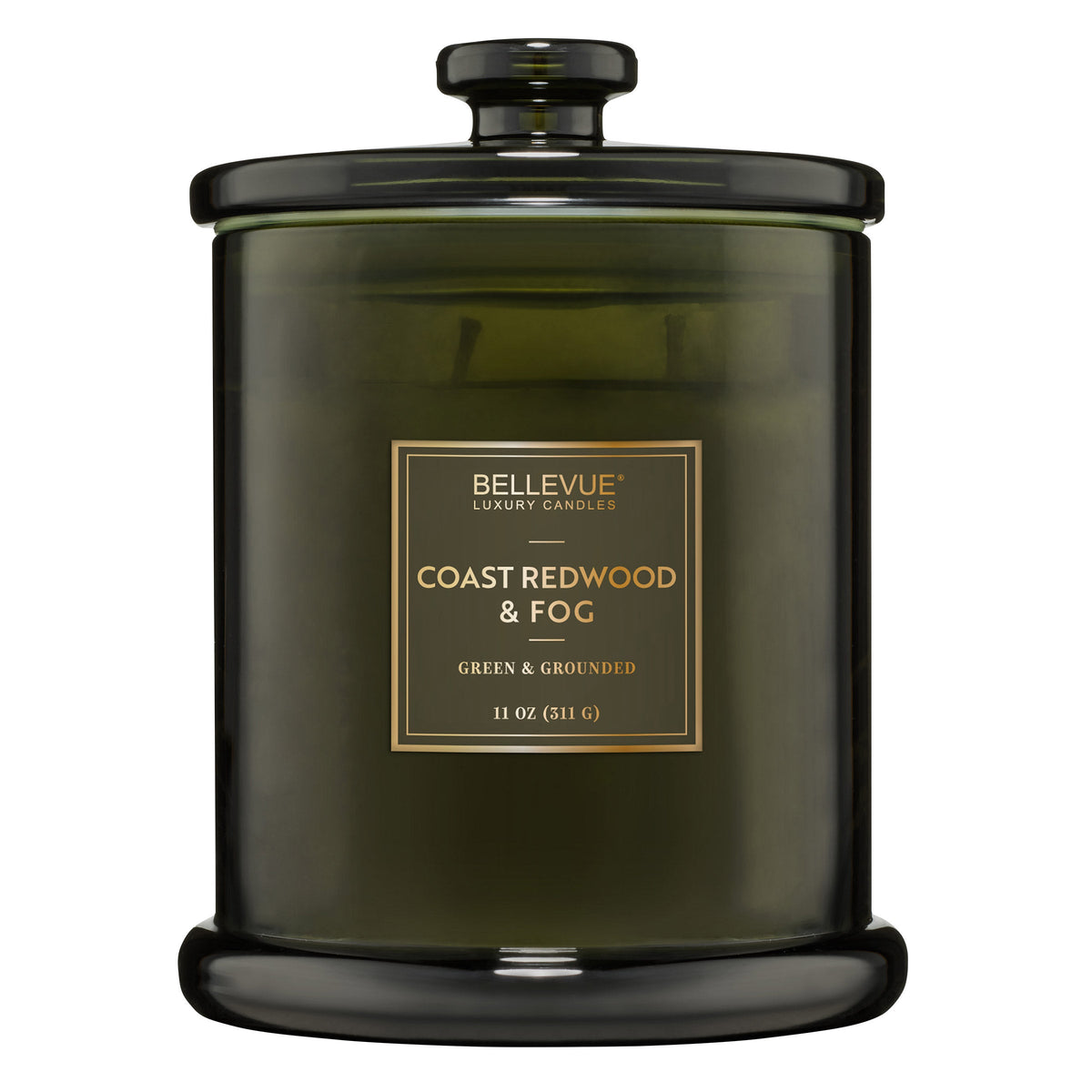 Bellevue Luxury 11 oz. Glass Candle, Set of 4