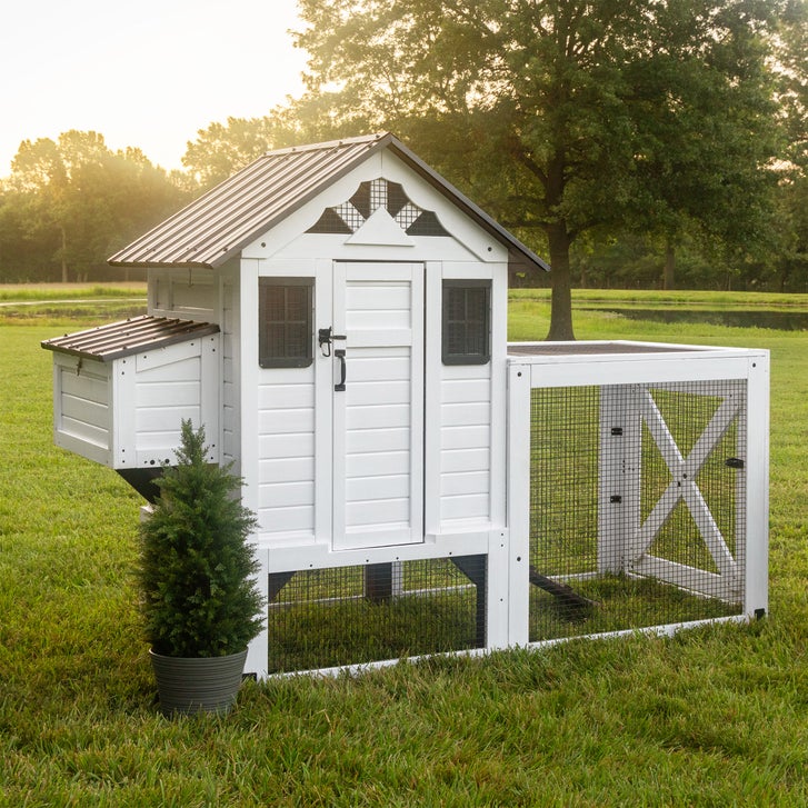 Backyard Discovery Cedar Roost White Chicken Coop - image 1