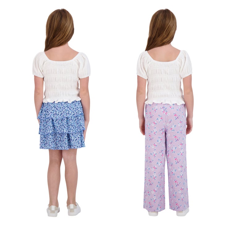 French Connection Youth 3-piece Purple Pant & Skirt Set - image 3