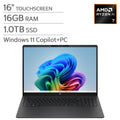 HP OmniBook 3 16" Touchscreen Laptop - AMD Ryzen AI 7 445 - Copilot+ PC - 2K (1920 x 1200) - 16GB Memory - 1TB SSD - Windows 11 Home – image 1