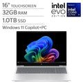 HP OmniBook 7 16" Touchscreen Laptop - Intel Core Ultra 9 Series 3 - Copilot+ PC - 2K (2048 x 1280) OLED - 32GB Memory - 1TB SSD - Windows 11 Home – image 1
