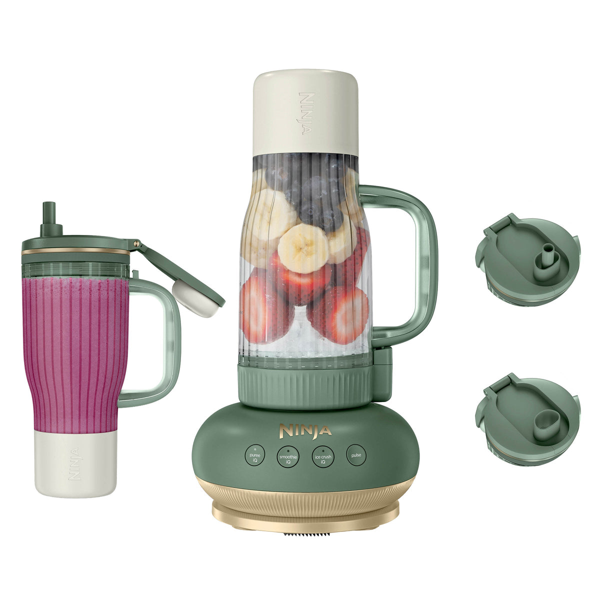 Ninja BlendBOSS Tumbler Blender with (2) 26oz Tumblers and Straws