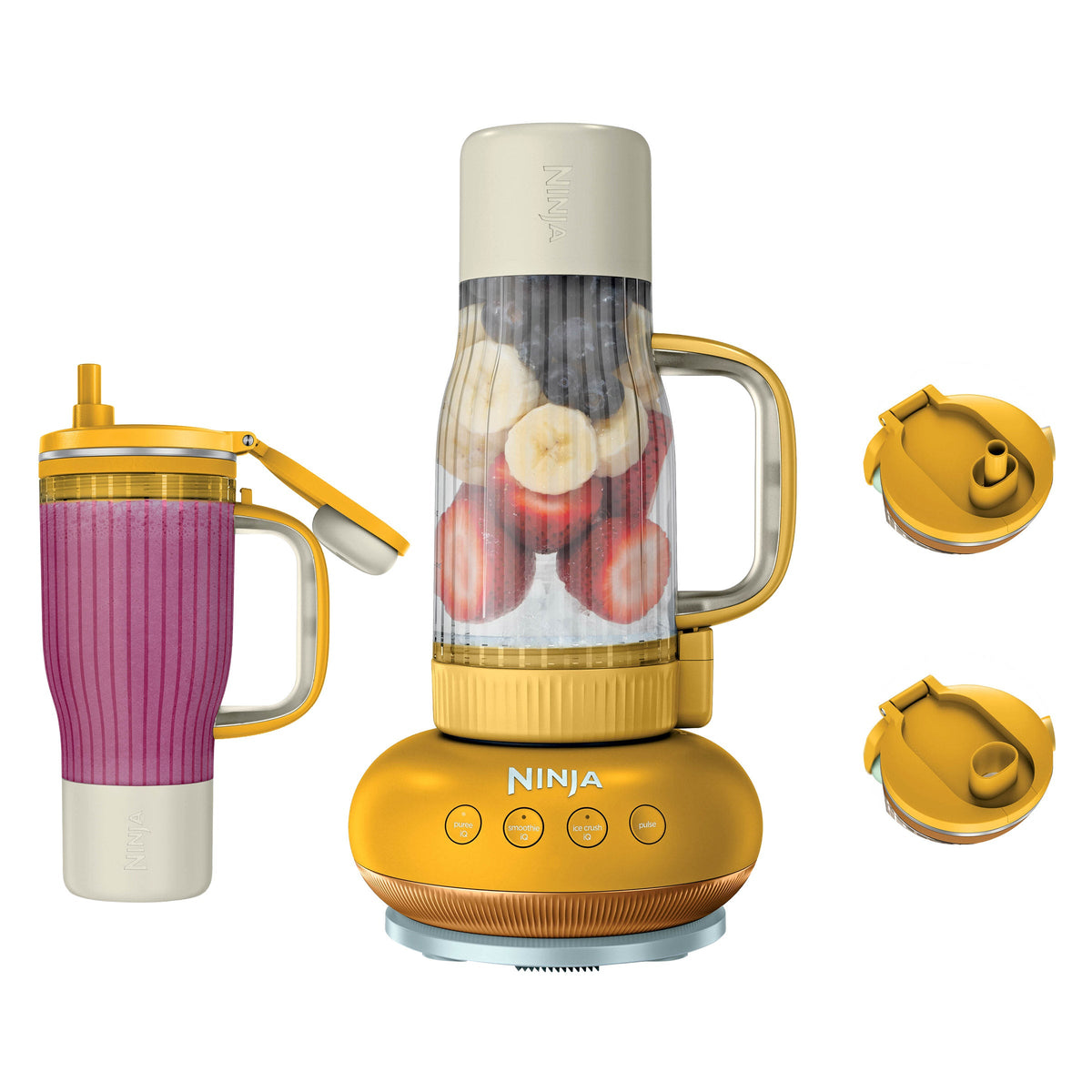 Ninja BlendBOSS Tumbler Blender with (2) 26oz Tumblers and Straws