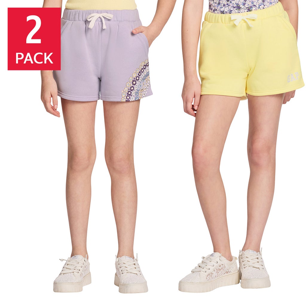 [color:purple] Gap Youth 2-pack Pocket Short - Purple - image 1