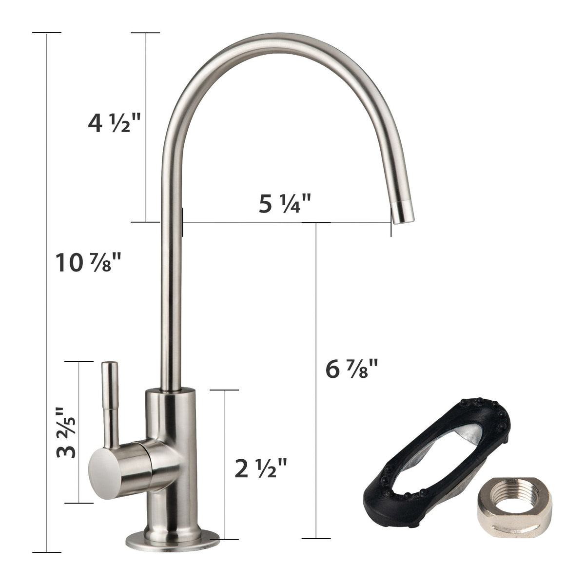 iSpring 6-stage Alkaline Reverse Osmosis Water Filtration System and Faucet
