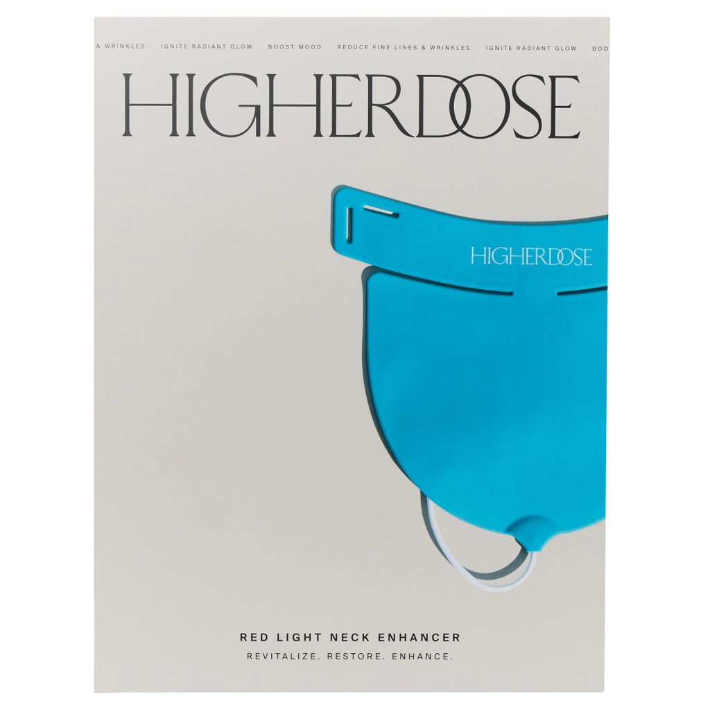 HigherDose Red Light Neck and Chest Enhancer Mask - product image
