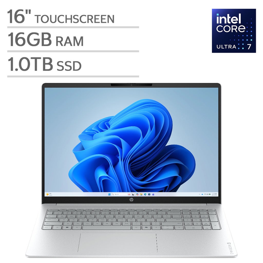 HP OmniBook 3 16" Touchscreen Laptop - Intel Core Ultra 7 Series 2 - 2K (1920 x 1200) - 16GB Memory - 1TB SSD - Windows 11 Home – image 1