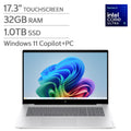 HP OmniBook X 17.3" Touchscreen Laptop - Intel Core Ultra 9 Series 3 Processor - Copilot+ PC - FHD (1920 x 1080) - 32GB Memory - 1TB SSD - Windows 11 Home – image 1