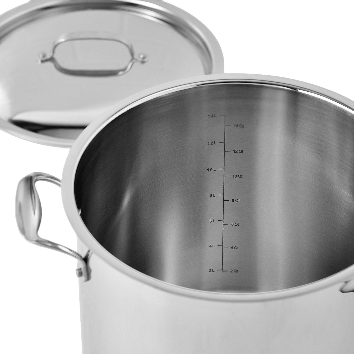 Bergner 16.9-quart Stainless Steel Stock Pot with Lid
