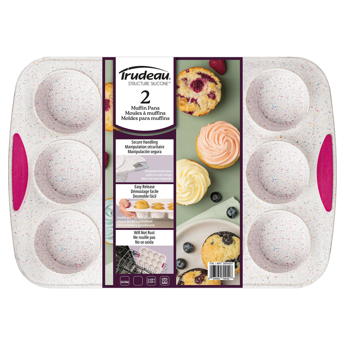 Trudeau Structure Muffin Pans, 2-pack