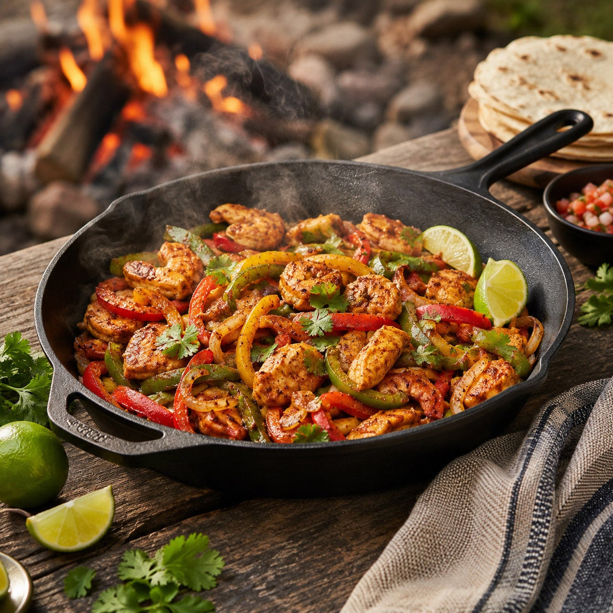 Smith & Clark 15” Pre-Seasoned Cast Iron Skillet
