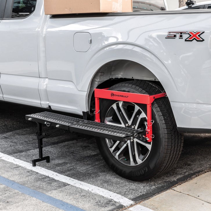 Powerbuilt Double Platform Folding Truck and SUV Tire Step - image 2
