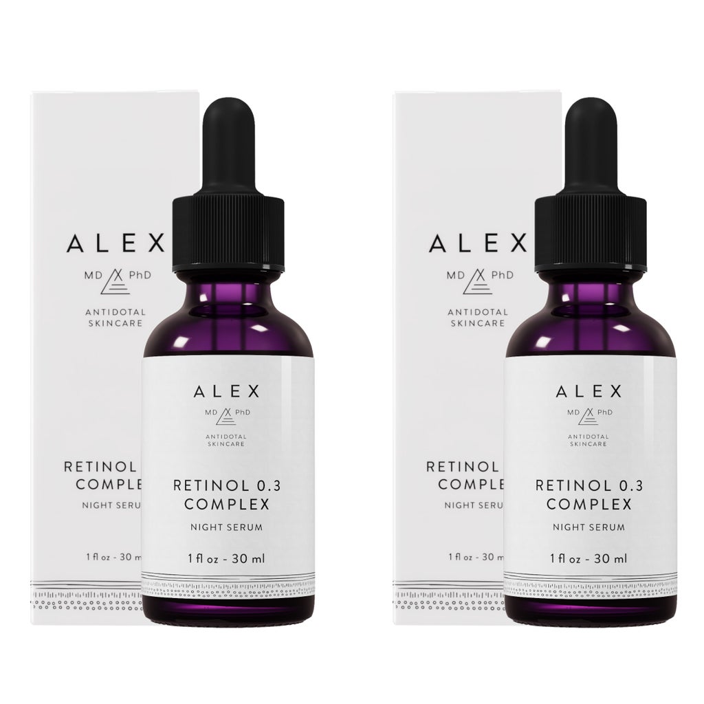 Alex MD PhD Retinol 0.3 Complex Night Serum, 2-pack - product image