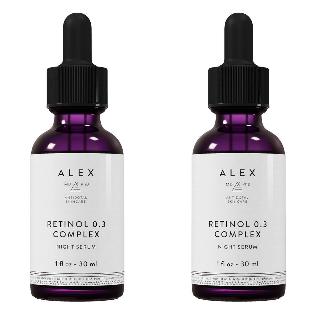 Alex MD PhD Retinol 0.3 Complex Night Serum, 2-pack - product image