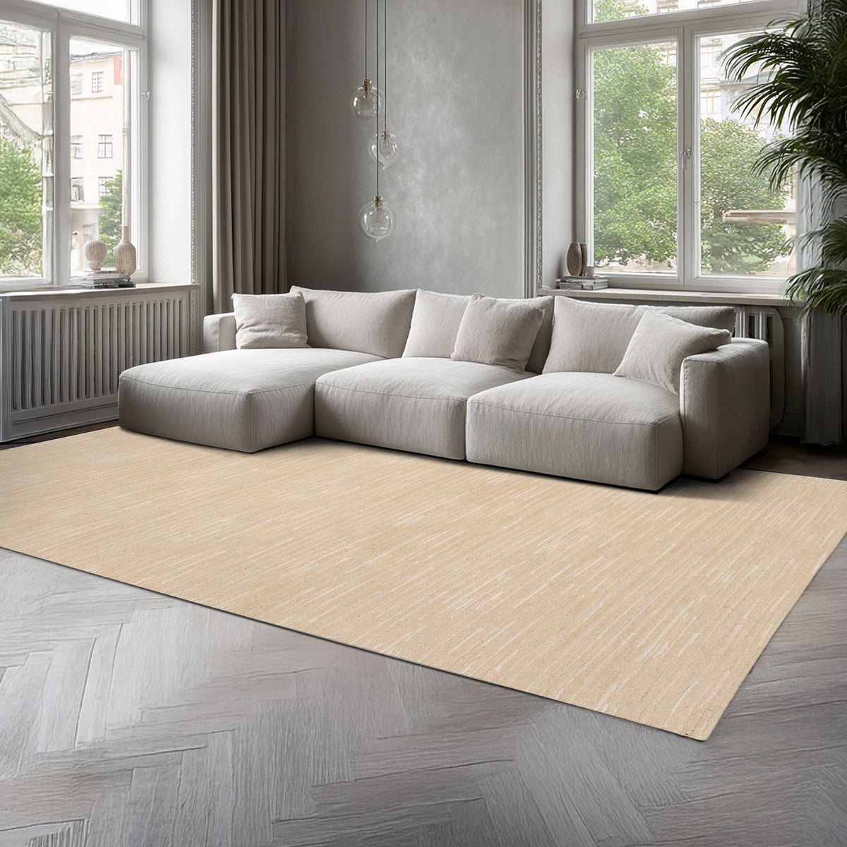 Mohawk Home Cantada Area Rug, Ivory, 9’ x 12’