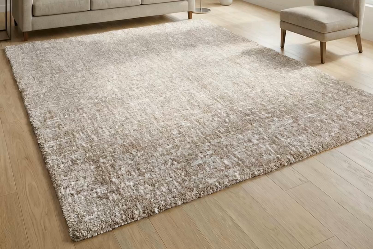 Gertmenian Turin Area Rug, Erykah Beige, 5’3” x 7’