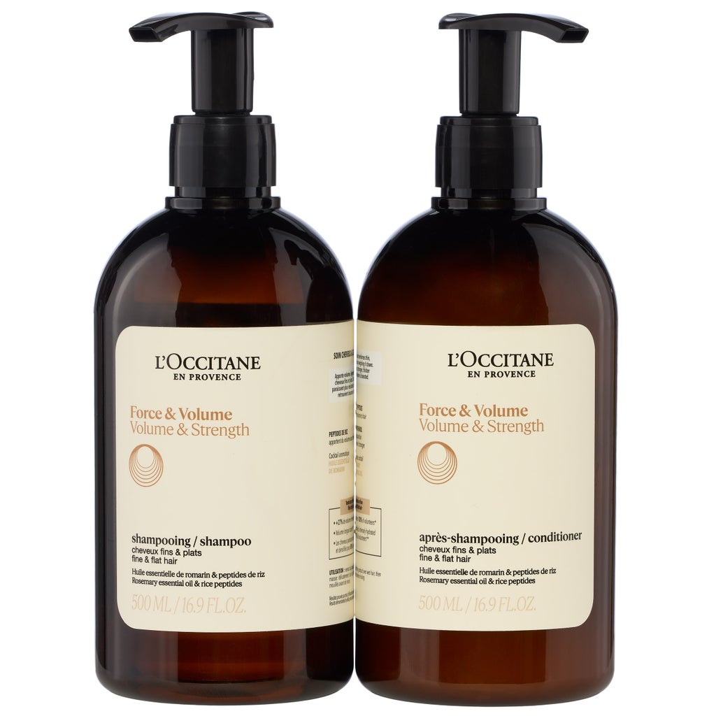 L'Occitane Volume & Strength Shampoo and Conditioner, 16.9 fl oz Each - product image
