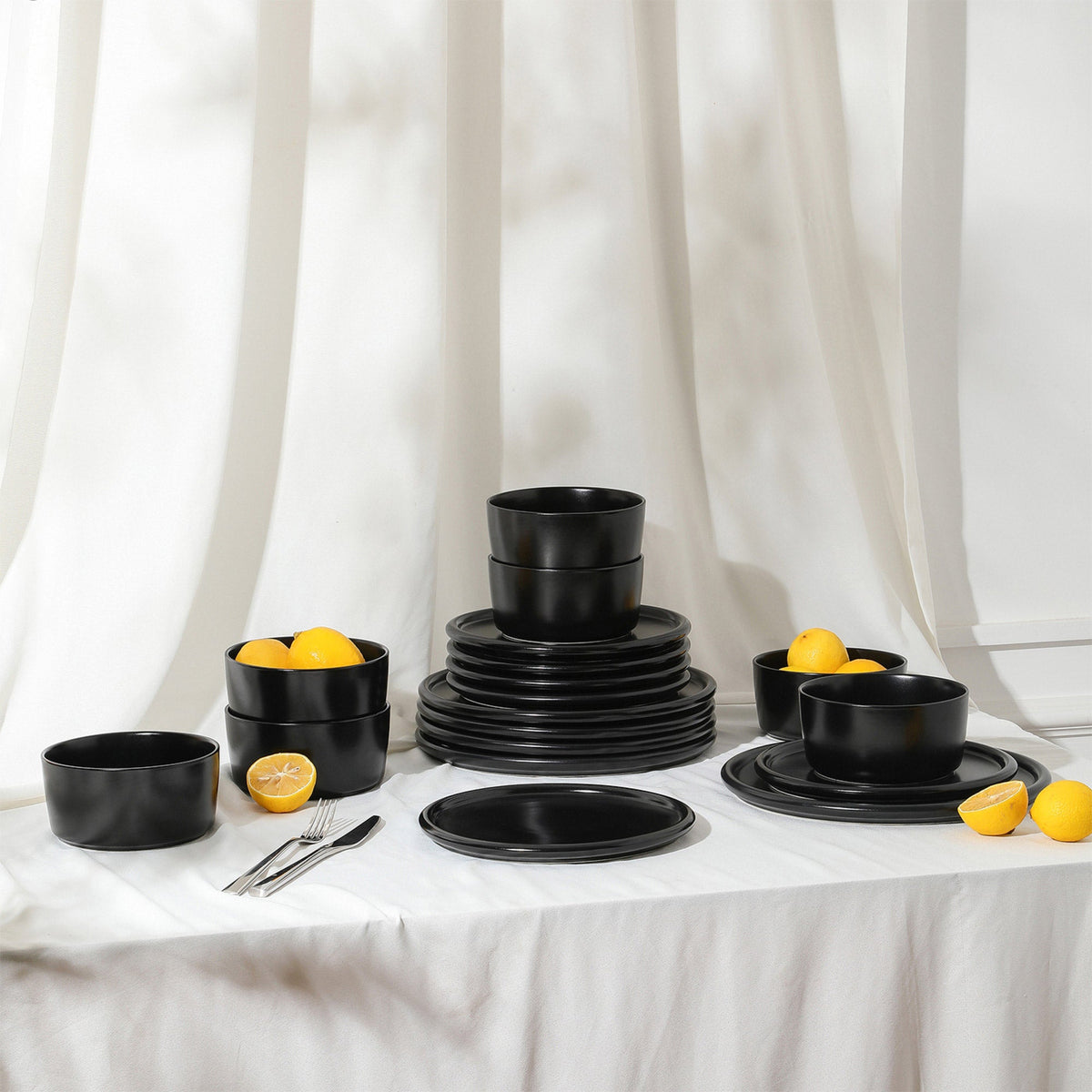 Stone Lain Eden 24-piece Stoneware Dinnerware Set