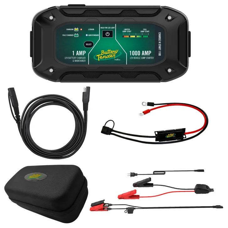 Charge N Start 2-in-1 1000A Jump Starter + 12V/1 AMP Smart Charger - image 1