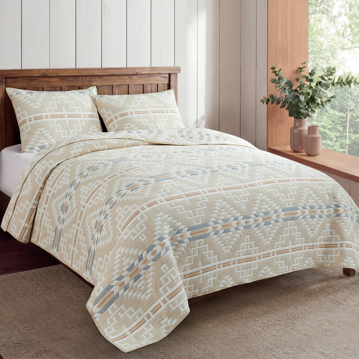 Pendleton Cotton Woven Coverlet, 3-piece Set