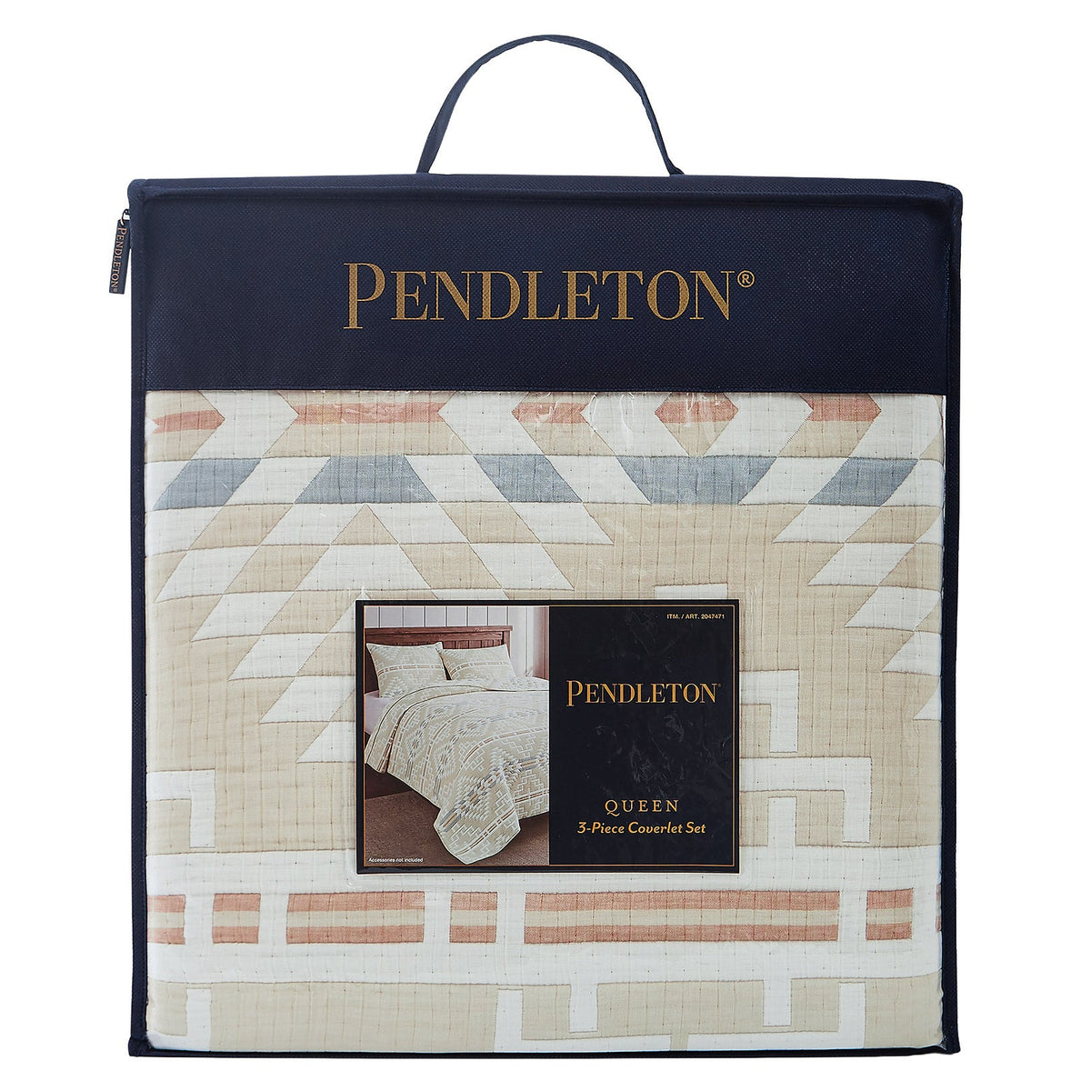 Pendleton Cotton Woven Coverlet, 3-piece Set