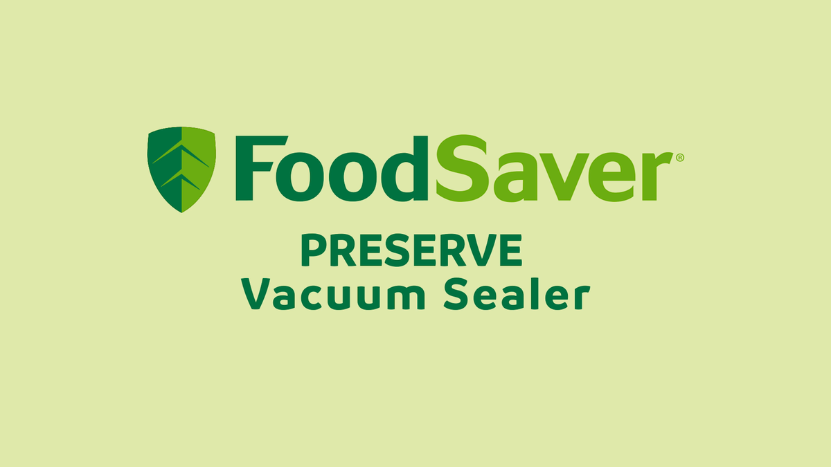 FoodSaver Preserve Vacuum Sealer Appliance with Bags and Marinate Container