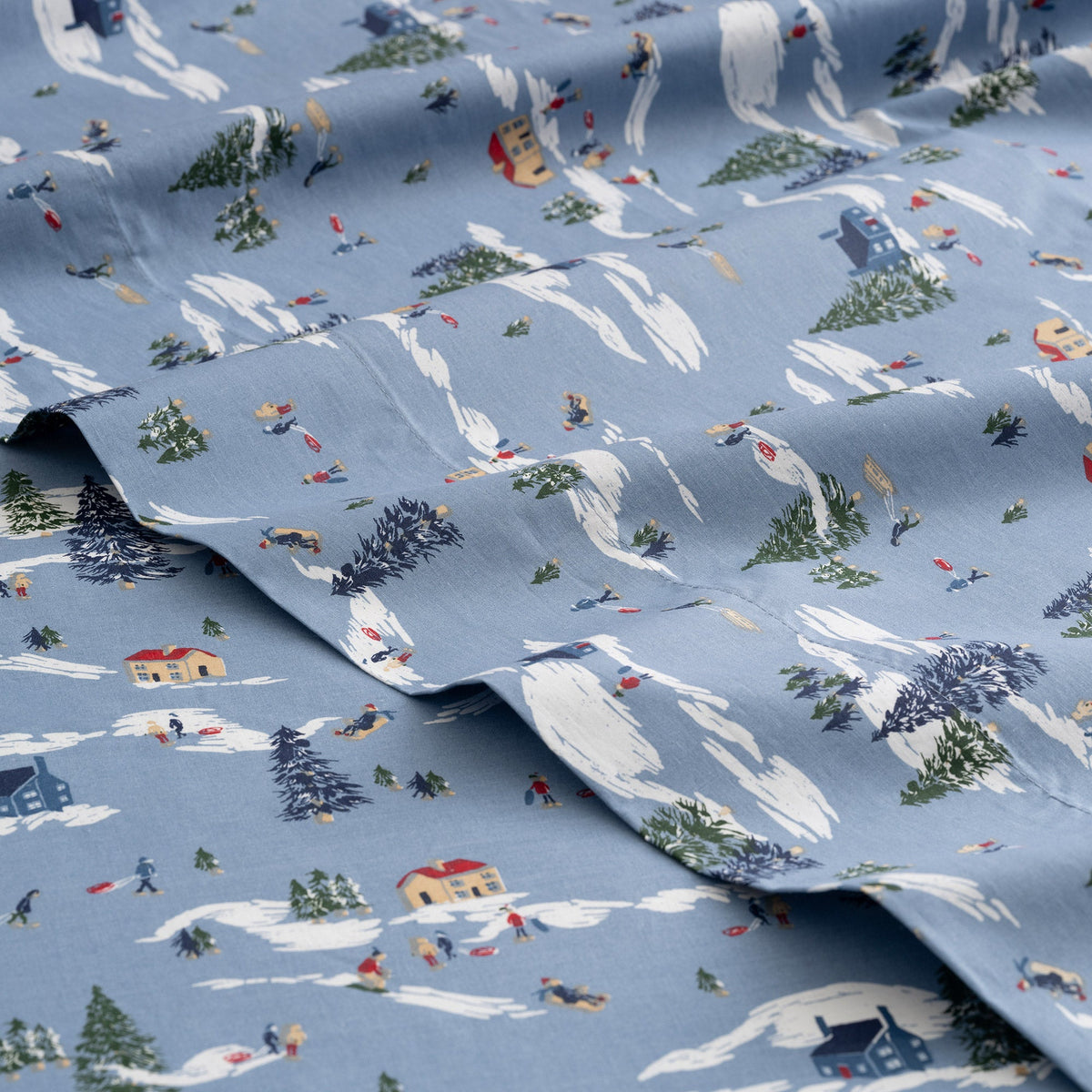 Holiday Market 6-piece Printed Cotton Sheet Sets