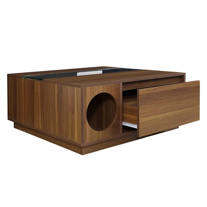 Coco Coffee Table with Hidden Pet Hideout - image 6